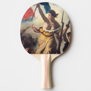 Raquette De Ping Pong Delacroix - La Liberté guidant le peuple Gros plan