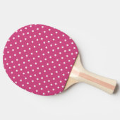 Raquette De Ping Pong Délice Pointillé Rouge (Côté)