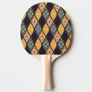 Raquette De Ping Pong Denim Bleu Art Nouveau : sans couture