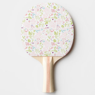 Raquette De Ping Pong déploiement de motif floral