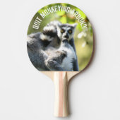 Raquette De Ping Pong Des lémuriens de Madagascar surpris (Devant)