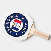 Raquette De Ping Pong Des Moines Iowa (Côté)
