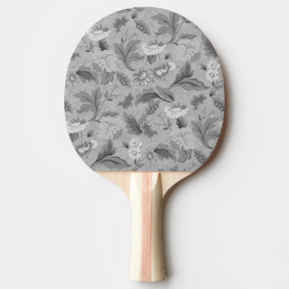 Raquette De Ping Pong Design arrière - plan gris-blanc mignon