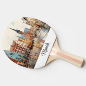 Raquette De Ping Pong Design artistique avec une touche d'Allemagne (Côté)