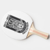 Raquette De Ping Pong Design Guitar Rock (Côté)