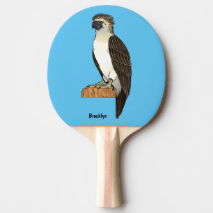 Raquette De Ping Pong dessin animé d'aigle des Philippines