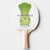 Raquette De Ping Pong dessin animé mignon de bok choy (Dos)