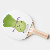 Raquette De Ping Pong dessin animé mignon de bok choy (Côté)