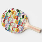 Raquette De Ping Pong Dessin coloré (Côté)