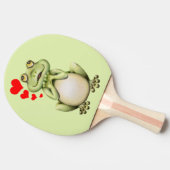 Raquette De Ping Pong Dessin d'amour de grenouille (Côté)