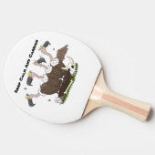 Raquette De Ping Pong Dessin de l'humour vautours drôle (Côté)