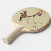 Raquette De Ping Pong Dessin d'humour australien kangourou (Devant Angle)