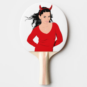RAQUETTE DE PING PONG DEVIL GIRL
