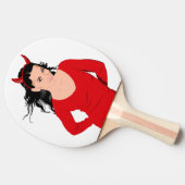 RAQUETTE DE PING PONG DEVIL GIRL (Côté)