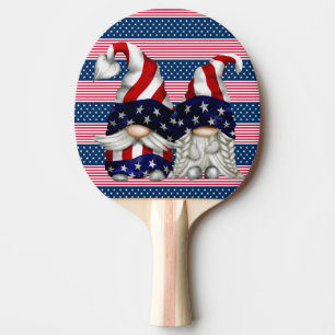 Raquette De Ping Pong Dieu bénisse l'Amérique Ping Pong Paddle