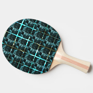 Raquette De Ping Pong Différents échecs, carrés ou image sous la grille 