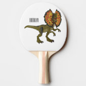 Raquette De Ping Pong Dilophosaurus dessin animé (Dos)