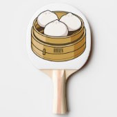 Raquette De Ping Pong Dim sum dessin animé (Dos)