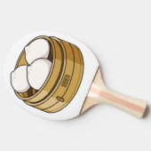 Raquette De Ping Pong Dim sum dessin animé (Côté)