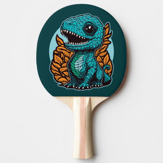 Raquette De Ping Pong Dinosaure Bébé mignon (Devant)