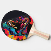 Raquette De Ping Pong Dinosaure extrême Bleu T Rex enfants (Côté)