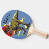 Raquette De Ping Pong Dinosaure tendance (Côté)