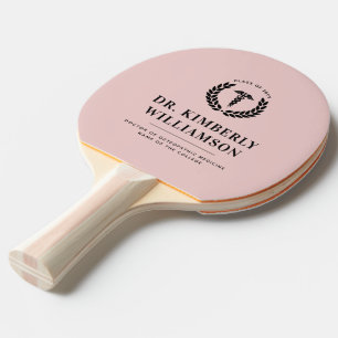 Raquette De Ping Pong Diplôme d'études Médicales personnalisé