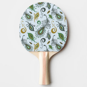 Raquette De Ping Pong Diverses plumes colorées