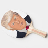 RAQUETTE DE PING PONG DONALD TRUMP (Côté)
