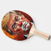 Raquette De Ping Pong donald trump clown  (Côté)
