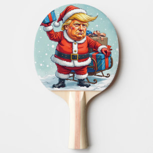 Raquette De Ping Pong Donald Trump Père Noël