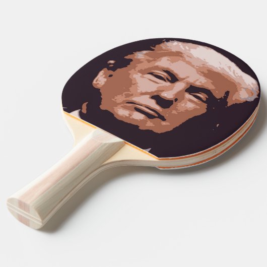 Raquette De Ping Pong Donald Trump Ping Pong Paddle (Devant Angle)