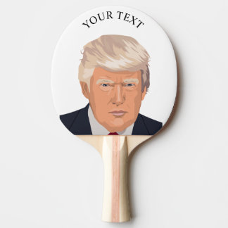 RAQUETTE DE PING PONG DONALD TRUMP TENNIS BAT (PERSONNALISER)