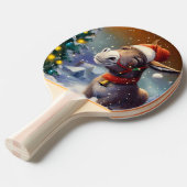 Raquette De Ping Pong Donkey de Noël (1) (Devant Angle)