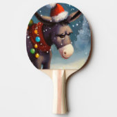Raquette De Ping Pong Donkey de Noël (2) (Dos)
