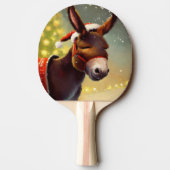 Raquette De Ping Pong Donkey de Noël (4) (Dos)