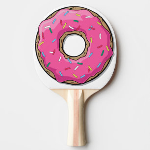 Raquette De Ping Pong Donut rose Dessin De Dessins