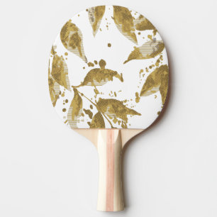 Raquette de Ping Pong Dos en caoutchouc noir per