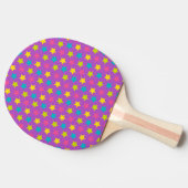 Raquette De Ping Pong Dos en caoutchouc rouge (Côté)