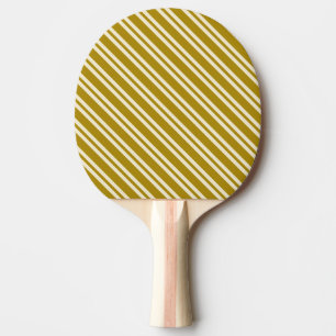 Raquette De Ping Pong Double Rayure Inclinée Couleur Sauge du Désert