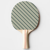 Raquette De Ping Pong Double Rayure Inclinée Gris Chaud (Dos)