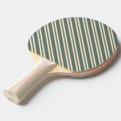 Raquette De Ping Pong Double Rayure Inclinée Gris Chaud (Devant Angle)