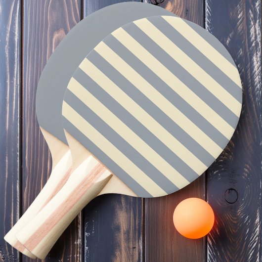 Raquette De Ping Pong Dove Grey Polo Stripes et Solide