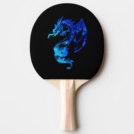 Raquette De Ping Pong Dragon bleu de glace (Devant)