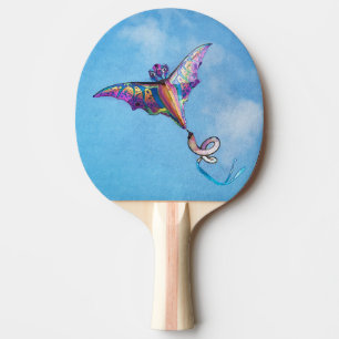 Raquette De Ping Pong Dragon Cerf-volant Art numérique