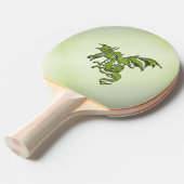 Raquette De Ping Pong Dragon de combat vert (Devant Angle)