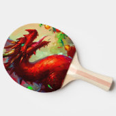 Raquette De Ping Pong Dragon de Noël (1) (Côté)