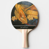 Raquette De Ping Pong Dragon d'or personnalisé (Dos)