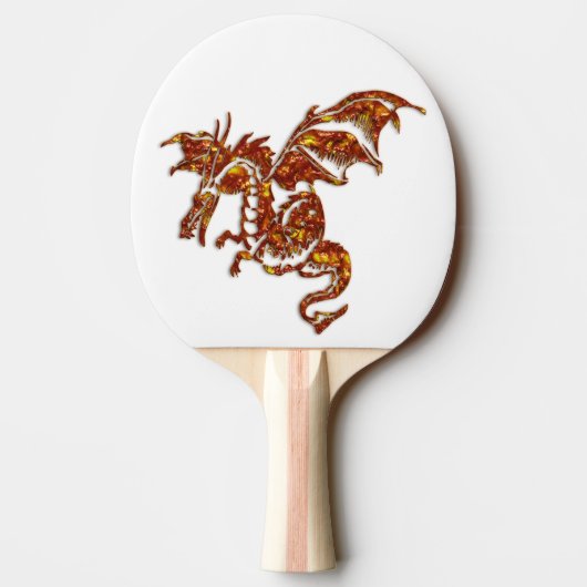 Raquette De Ping Pong Dragon Flamboyant (Dos)