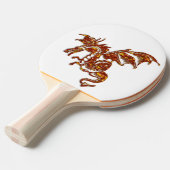 Raquette De Ping Pong Dragon Flamboyant (Devant Angle)